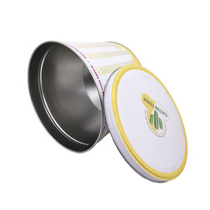 Seau à pop-corn de 2 gallons avec couvercle Seau à pop-corn en métal à impression personnalisée Boîte à pop-corn OED ODM - Product Image 5