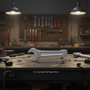 Open End Wrench 24mm Forged Steel Industrial Grade <b>Tool</b> - Product Image 3