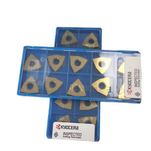 Inserto de Carburo KYOCERA WNGA080408SO1525 A66N para Torneado Externo en Tornos CNC, Recubrimientos CVD/PCB/PCD, Dureza HRC45-65, 1 Año de Garantía - Product Image 1