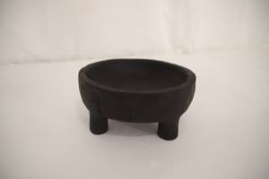 Taburete pequeño de madera maciza Taburete de madera Silla Taburete otomano redondo moderno - Product Image 4