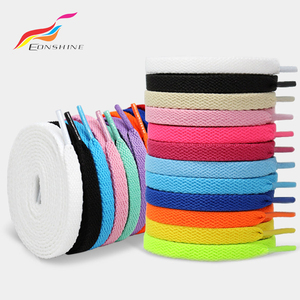 Commercio all'ingrosso Multi Colori di Poliestere Piatto Corda <span class=keywords><strong>8mm</strong></span> addensato Lacci Delle Scarpe Per Runner - Product Image 4