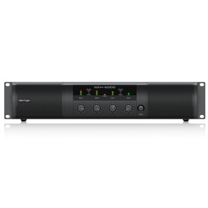 Amplificateur de puissance Behringer Nx4 6000, 4 canaux, 1600 W, 2 ohms, audio stéréo pour salle de conférence, auditorium - Product Image 2