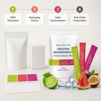 Créatine Monohydrate Électrolytes en Sachets – Mélange Quotidien pour Boisson – Marque Privée OEM ODM – Fournisseur d'Usine