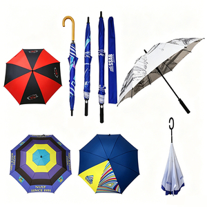 Parapluie de golf personnalisé avec logo, coupe-vent, cadeau d'entreprise, imprimé CMYK, promotionnel, en gros, de marque, imperméable - Product Image 1