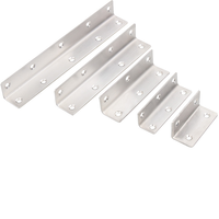 Code d'angle en acier inoxydable Fixateur d'angle à 90 degrés Support triangulaire en forme de L Support stratifié Pièce de connexion de meubles