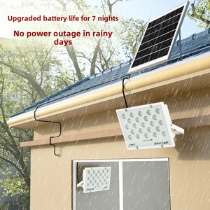 Huimin mới 200W năng lượng mặt trời dẫn lũ ánh sáng tường ánh sáng cho sân vườn khu vực nông thôn IP67 ABS cơ thể mới bầu trời đầy sao thiết kế năng lượng mặt trời - Product Image 3