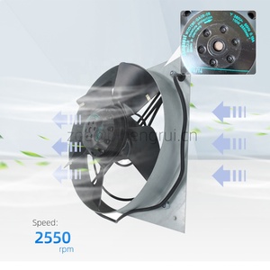 Ebmpapst-Ventilador de refrigeración axial, servomotor con rodamiento de bolas, 250mm, 380V, 50HZ, 2500RPM, 110W, 0.2A, IP44, MM, V - Product Image 3