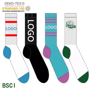 Calzini personalizzati personalizzati di fabbrica nessun ordine minimo calzini bianchi in cotone di alta qualità calzini personalizzati con logo
