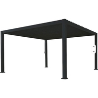 Pérgola Motorizada Exterior Personalizada con Techo Retráctil Impermeable para Balcón, Diseño Inspirado en la Naturaleza