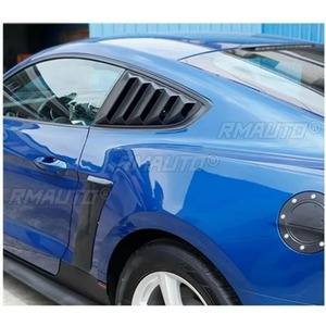 Car Side Bumper Air Intake Vent Splitte Accessories for Ford Mustang 2016-2023 Rear Bumper <b>Splitter</b> Cover Air Vent Trim Body Kit - Product Image 3