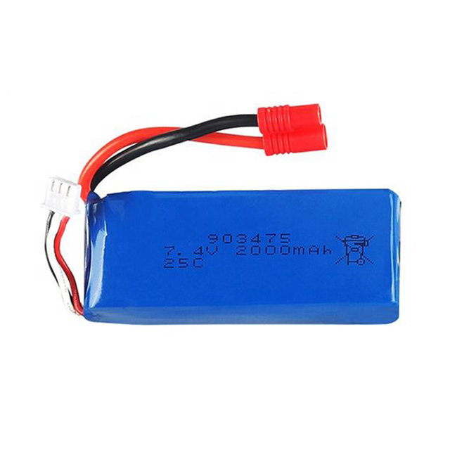 Cheap Price 903475 7.4V 2S Rc Helicopter Lipo Battery 2000mah 25C Discharge RC Battery for Syma X8C Quadrotor