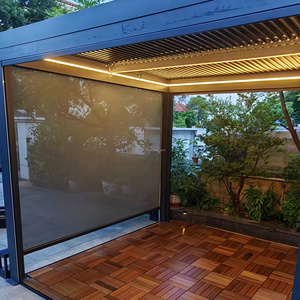 ศาลาโลหะกันน้ำกลางแจ้ง6X3X4สามารถปรับแต่งได้กันลมพร้อมไฟ LED และเคลือบผง - Product Image 3