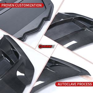 Qualité supérieure, mise à niveau au style ZR1, pièces automobiles en fibre de carbone sèche, capot moteur pour Chevrolet Corvette C8 - Product Image 3