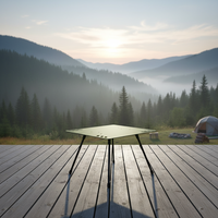 Pieds de table pliants réglables en aluminium, design japonais, résistants aux intempéries, portables, pour cuisine extérieure et mobilier de jardin