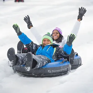 90cm,100cm trainabile tubo di gomma della camera d'aria della neve slitta gonfiabile per i bambini e gli adulti