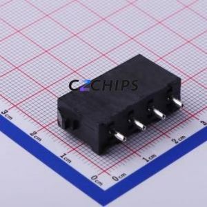 M9848-1x4P-B Wire-to-Board Pin Header Through hole Component (THT),P=6.35mm Connector 1x4P 6.35mm Through Hole 4P - Product Image 2