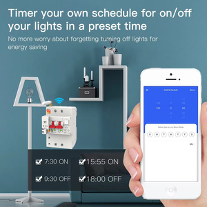 Thông minh Wifi MCB tuya Hệ thống điều khiển từ xa không dây thông minh ngắt mạch với rò rỉ bảo vệ và đo sáng - Product Image 5