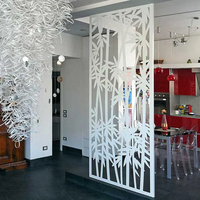 Paravent coulissant pliable en aluminium doré SS, 100 cm, pour séparation de salon, designs de cloisons pour la maison