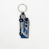 Llavero de PVC Personalizado con Dibujos Animados, Anillo de Goma Suave de Doble Cara, Personaje de Anime, Regalo Promocional al por Mayor