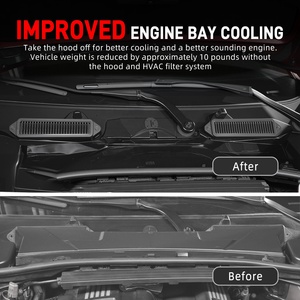 BEVINSEE E90 E91 E92 E93 cabina aria cappuccio filtri e protezione meteo per <span class=keywords><strong>BMW</strong></span> 3 serie 316i 318i 325i 325i 328i 330i 335i M3 - Product Image 4