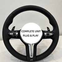 Volant sport en cuir véritable chauffant avec modules de chauffage pour les séries F30 F32 F10 F12 F01 F25 F26 F15 F16 F/E
