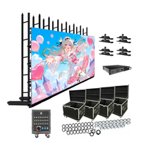 Écran LED électronique 7680Hz pour location, idéal pour les scènes extérieures, les arrière-plans et les murs vidéo publicitaires commerciaux