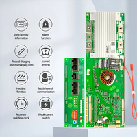 JBD ESS BMS Inverter Li-ion penyimpanan energi surya, Inverter pintar BMS 100A 150A 200A 8S 24V 60V Lifepo4 16S 48V dengan BT bisa RS485 Wifi