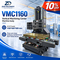 Centre d'usinage vertical CNC VMC1160 avec corps en fonte BT40 pour l'intégration en atelier et l'assemblage client (corps de machine VMC)