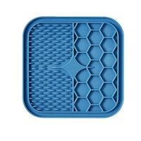 Großhandel neue multifunktion ale Slow Feeder Spielzeug Relief Haustier Angst Pad wasch bare Wand sauger große Silikon Dog Lick Mat