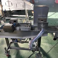 Machine automatique de revêtement de miettes de hamburger Tempura de pain de crevettes de poulet frit et d'oignon-état neuf