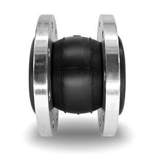 DIN PN16 DN65 DN80 Carbon thép mạ kẽm NR mềm kết nối hấp thụ sốc linh hoạt Ống bù cao su doanh - Product Image 3