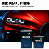 Peinture automobile Meklon 1K Rouge Perle, peinture en aérosol pour voiture, couche de base liquide
