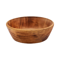 Fait à la main beau bol de service de collation en bois de manguier 6x2 jetable pour les frites de fruits secs décoratifs Table basse comptoir fête