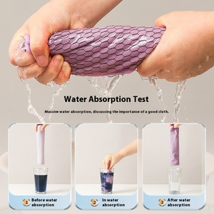 Panno per Piatti in Microfibra HCB01 Facile da Pulire, Design a <span class=keywords><strong>Nido</strong></span> <span class=keywords><strong>d</strong></span>'<span class=keywords><strong>Ape</strong></span>, Panno Assorbente per Pulizia della Cucina - Product Image 5