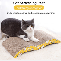 Jouet pour animaux de compagnie en carton et papier durable pour nid de chat et lit