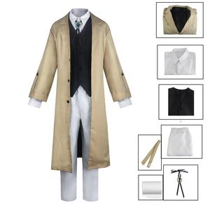 Disfraz de Cosplay de Bungo Stray Dogs, Chuya Nakahara, Dazai Osamu, Akiko Yosano, <span class=keywords><strong>Mariposa</strong></span>, Uniforme para Hombre, Mujer, Niña, Ropa de Anime - Product Image 5