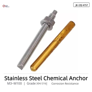 สลักยึดแบบขยายได้สำหรับสมอ M4-M150สแตนเลส304 316 A2-70 A4-70 jb/zq 4757 - Product Image 1