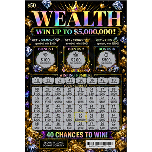 Eco-Friendly Scratch Card Suppliers Custom Scratch Off Ticket Printing Lottery Tickets - Product Image 3