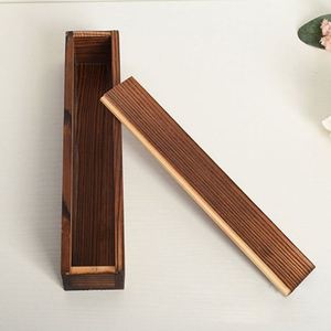 Custom LOGO Handmade Solid Wood Jewelry Storage Box with <b>Sliding</b> Lid - Product Image 6