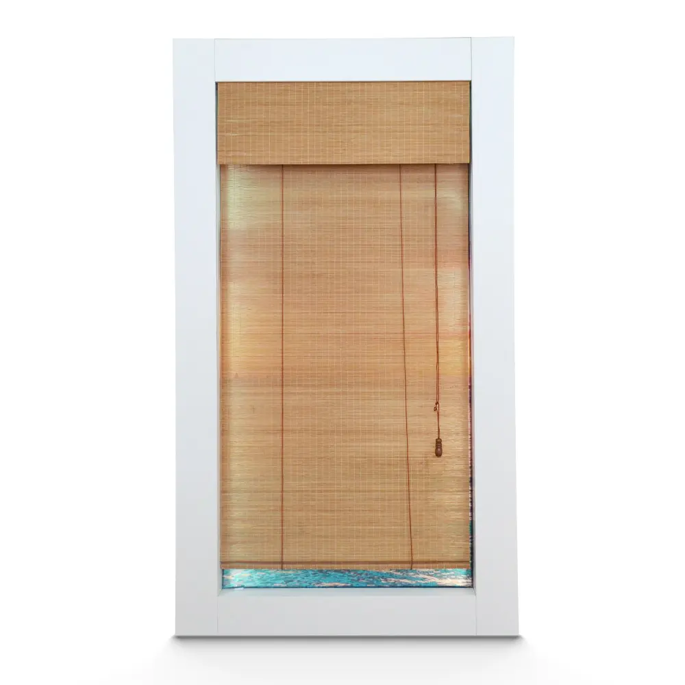 Wholesale bamboo curtain blinds for window public partition shade lift bamboo curtain bamboo roller blind
