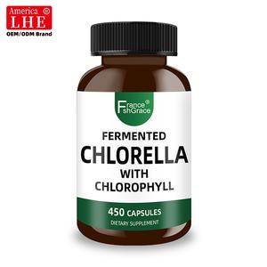 Complément alimentaire de chlorelle fermentée personnalisé, 450 capsules, complément alimentaire qui soutient le système immunitaire, complément alimentaire de chlorelle fermentée - Product Image 1
