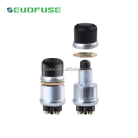 50A 12V/24V moteur étanche résistant aux intempéries momentané bouton poussoir interrupteur de démarrage pour klaxon moteur voiture camion RV bateau