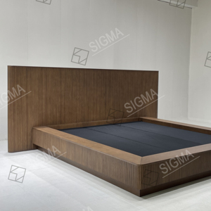 Cama doble de madera maciza superventas precio directo de fábrica almacenamiento ecológico cama <span class=keywords><strong>marital</strong></span> para dormitorio principal - Product Image 1