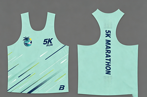 Camiseta Deportiva de Secado Rápido Personalizada para Carreras de 5K, Maratón, Chaleco Deportivo sin Mangas, Ligero, Transpirable, 100% Poliéster - Product Image 4