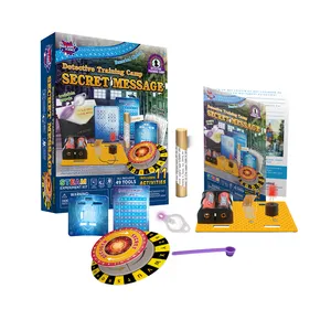 Kit de agente espía de fábrica OEM, laboratorio de detectives de extracción de huellas dactilares, experimento DIY, Kit educativo de ciencia, juguete espía para niños de 8 a 14 años