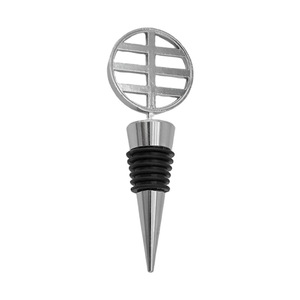 Aluminum Alloy <b>Wine</b> Stopper Silver Color Sealing Cone Shape For Bottle Closure - Product Image 1
