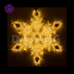 Luces LED Decorativas de Navidad para Exteriores, Impermeables, con Diseño de Copo de Nieve, en Oferta - Product Image 5