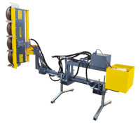 Machine à élaguer les arbres de 12 pieds en acier doux, à commande hydraulique, fixée au tracteur