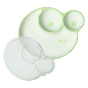 <span class=keywords><strong>Assiette</strong></span> à ventouse en silicone pour bébé, de qualité alimentaire, antidérapante, sans BPA, passe <span class=keywords><strong>au</strong></span> micro-ondes, plats divisés pour enfants, <span class=keywords><strong>assiette</strong></span> à dîner pour bébé avec couvercle - Product Image 1