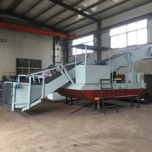 水雑草除去ごみ収集水ヒヤシンス収穫機水雑草切断船船/機械浚渫川 - Product Image 6